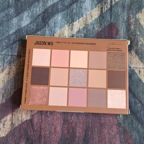 🌸 Jason Wu – Flora 15 Eyeshadow Palette (Dusty Rose) 🌸 - Picture 5 of 7